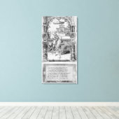 Epitaph van Margaret of Austria Canvas Afdruk (Insitu (Houten vloer))
