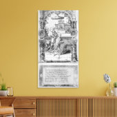 Epitaph van Margaret of Austria Canvas Afdruk (Insitu (Woonkamer))