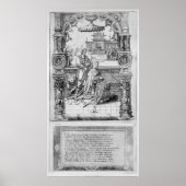 Epitaph van Margaret of Austria Poster (Voorkant)