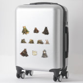 Epitische Fantasy Quests Katten Sticker (Koffer)