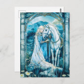 Epona Keltische godin van de paarden Briefkaart (Voorkant / Achterkant)