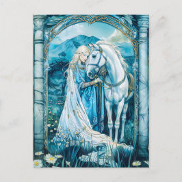 Epona Keltische godin van paarden Briefkaart