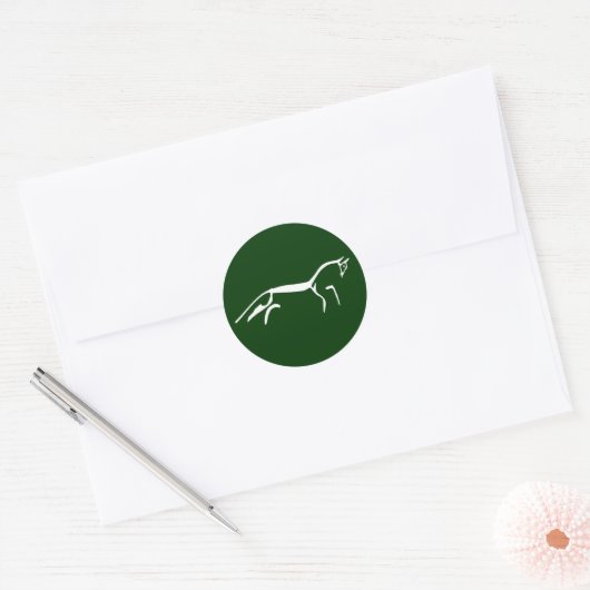 Epona Ronde Sticker (Envelop)