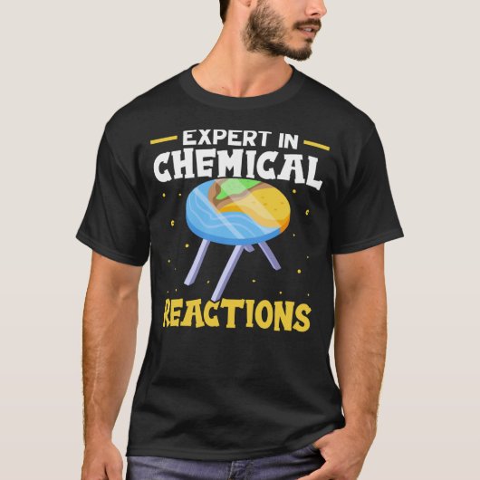 Epoxy houtbewerking expert in chemische reacties t-shirt (Voorkant)
