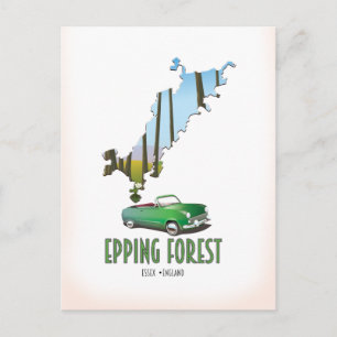 Epping Forest Essex Engeland kaart