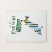 Epping Forest Essex England kaart Legpuzzel (Horizontaal)