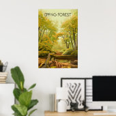Epping Forest Reisposter Poster (Thuiskantoor)