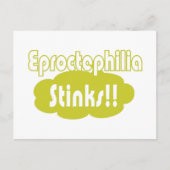 Eproctophilia Stinks! Briefkaart (Voorkant)