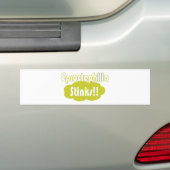 Eproctophilia Stinks! Bumpersticker (Op auto)