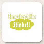 Eproctophilia Stinks! Drankjes Onderzetter (Voorkant)