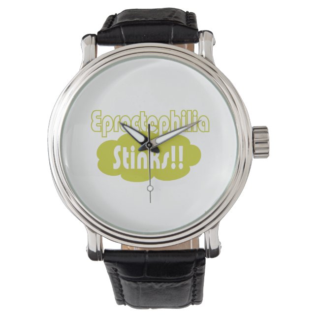 Eproctophilia Stinks! Horloge (Voorkant)