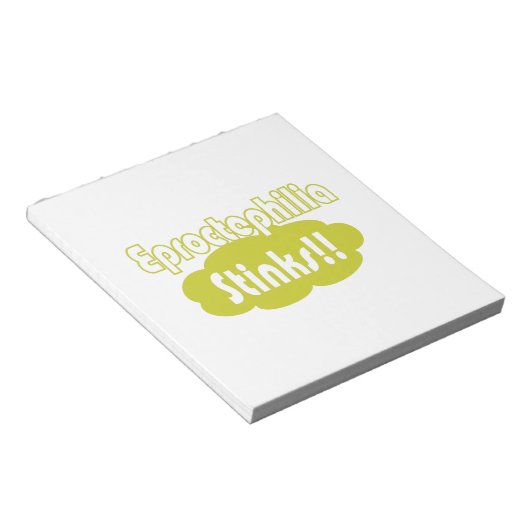 Eproctophilia Stinks! Notitieblok (Schuin)