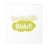 Eproctophilia Stinks! Notitieblok (Voorkant)