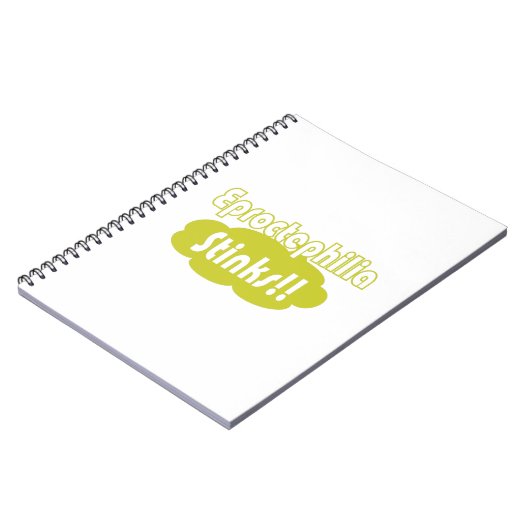 Eproctophilia Stinks! Notitieboek (Linkerzijde)