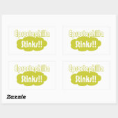 Eproctophilia Stinks! Rechthoekige Sticker (Vel)