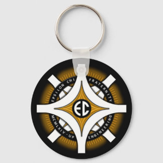 Epsilon Chi Black Background Sleutelhanger