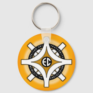 Epsilon Chi Gold Background Sleutelhanger