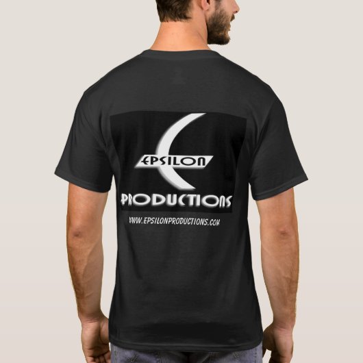 Epsilon Logo Black T-shirt (Achterkant)