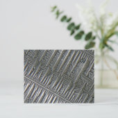 Epsomiet onder de microscoop briefkaart (Staand voorkant)