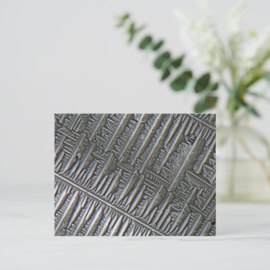 Epsomiet onder de microscoop briefkaart (Staand voorkant)