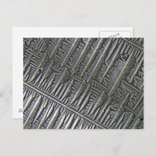 Epsomiet onder de microscoop briefkaart (Voorkant / Achterkant)