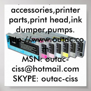 Epson 4450,Epson 4880 navulbare cartridge, enz. Poster