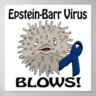 Epstein-Barr Virus blaast Awareness Design Poster