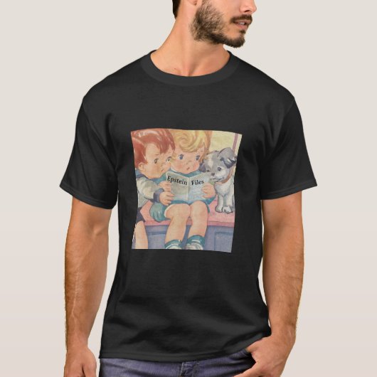 Epstein dossiers t-shirt (Voorkant)