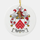 Epstein Family Crest Keramisch Ornament (Voorkant)
