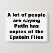 Epstein Files Button (Voorkant)