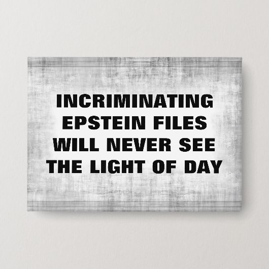 Epstein Files Button (Voorkant)
