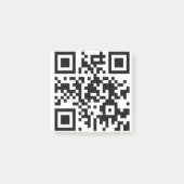 Epstein Trump Grand Jury Getuigenis QR-code Post-it® Notes (Voorkant)