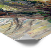 Epte in Eragny, Zon door Camille Pissarro Poster (Hoek)