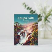 Epupa-watervallen Namibië Briefkaart (Staand voorkant)