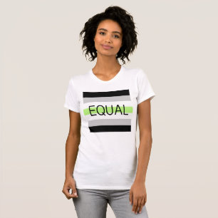 EQUAL Agender Flag T-shirt