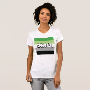 EQUAL Aromantische Vlag T-shirt
