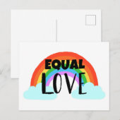 Equal Love Briefkaart (Voorkant / Achterkant)
