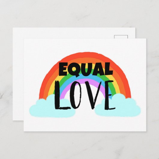 Equal Love Briefkaart (Voorkant / Achterkant)