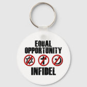Equal Opportunity Infidel Sleutelhanger (Voorkant)