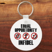 Equal Opportunity Infidel Sleutelhanger (Voorkant)