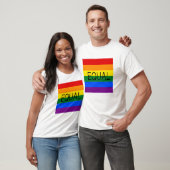 EQUAL Regenboog Gay Pride Vlag T-shirt (Unisex)