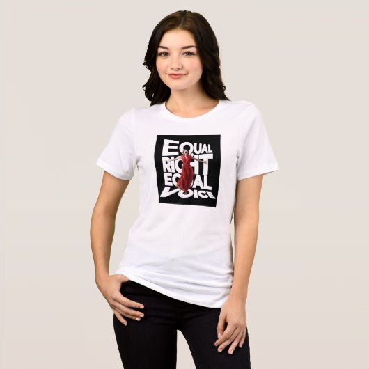 Equal Right Voice Classic T-shirt (Voorkant volledig)