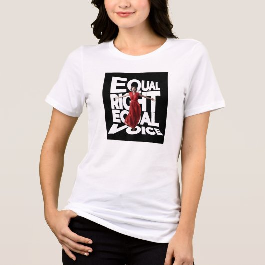 Equal Right Voice Classic T-shirt (Voorkant)