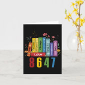 Equal Rights Book Flowers 8647 Trump Feminist Wome Kaart (Gele Bloem)