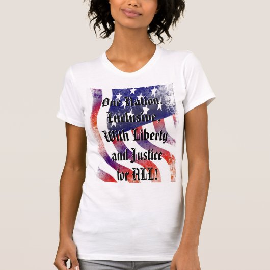 Equal Rights Pledge T-shirt (Voorkant)