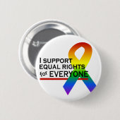 Equal Rights Support-knop Ronde Button 5,7 Cm (Voorkant /achterkant)