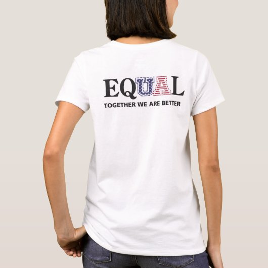 Equal UA, 4 juli 2018 T-shirt (Achterkant)