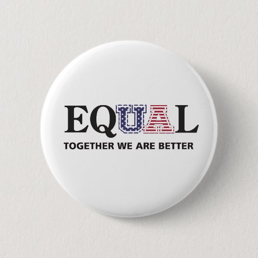 Equal UA 4 juli Button (Voorkant)