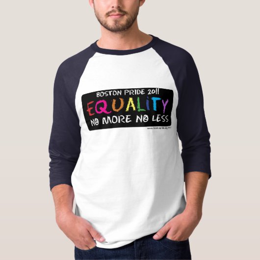 Equality 3/4 Raglan T-shirt (Voorkant)
