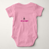 EQUALITY BABY IN ROZE ROMPER (Achterkant)